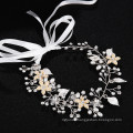 Handmade Designer Pearl Rhinestone Elastic Headband Wedding Bridal Hairband for Women Girl Luxury Hair Accessories Feast Party